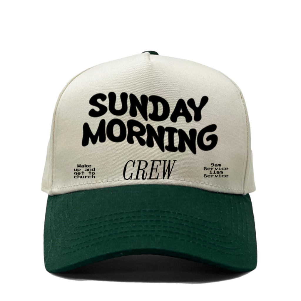 SUNDAY MORNING CREW TRUCKER HAT